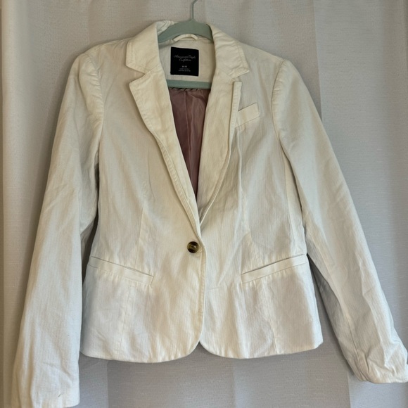 Jackets & Blazers - White AE blazer